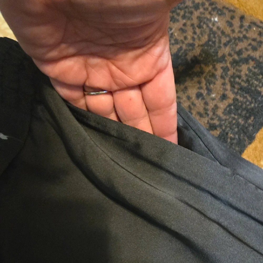 Sincerely Jules Black Satin Trousers - Picture 4 of 6